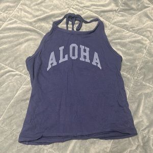 Aloha American Eagle Tank Navy Medium